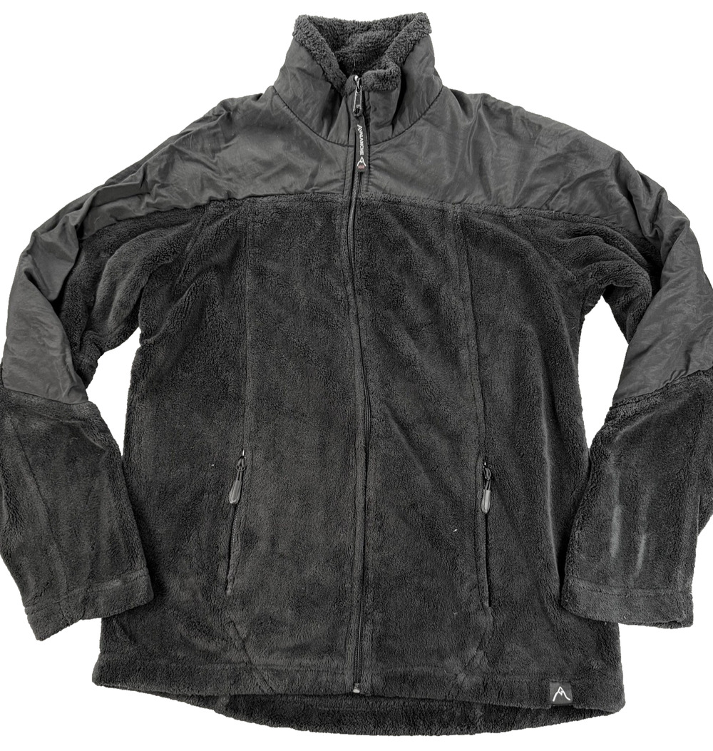 Avalanche Wear Black Soft Full Zip Jacket (Women's L)